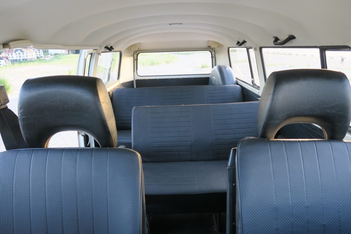 VW T2 orange blanc Kombi-Legend Seats